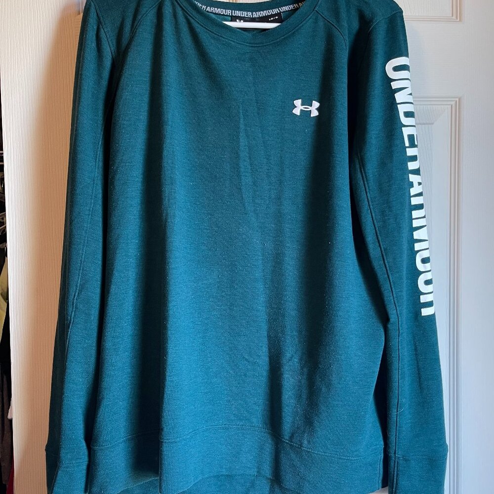 Under Armour Emerald Green Logo Women's Sweatshirt